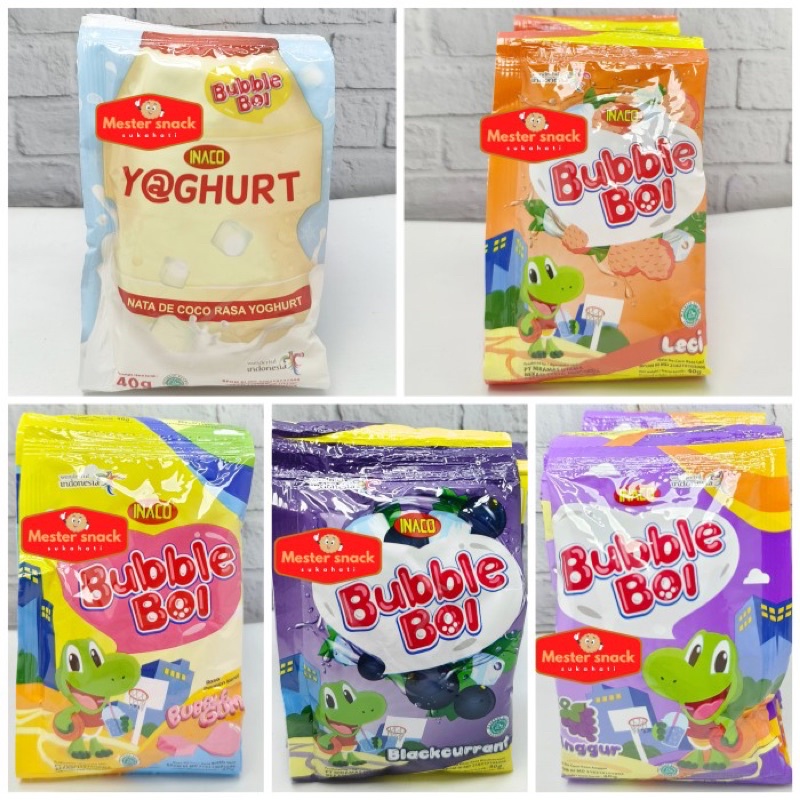 

inaco bubble bol harga perenceng bisa mix isi 10 biji