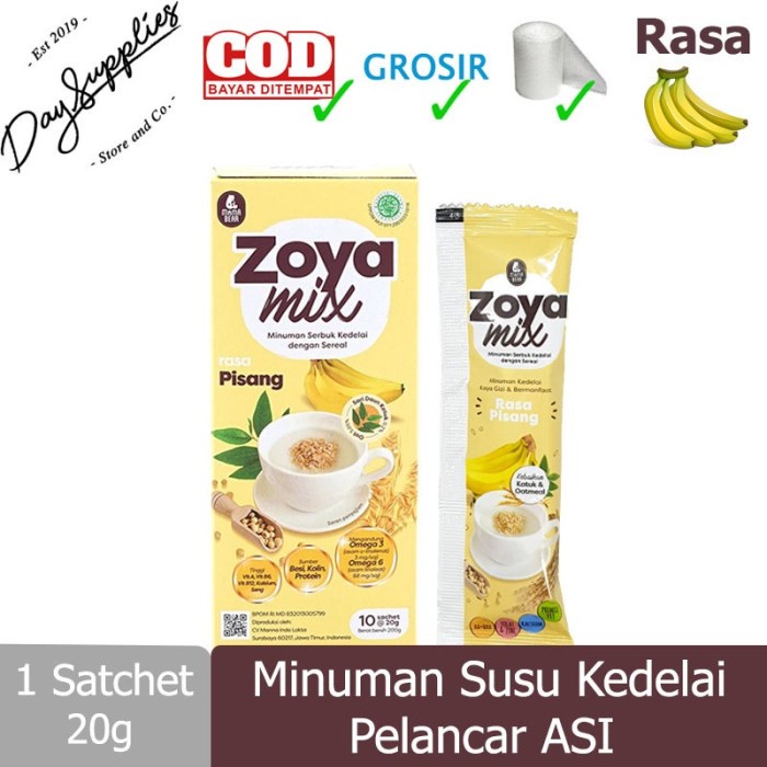 Jual Produk Terbaru Mama Bear Zoya Mix Rasa Pisang Satchet G