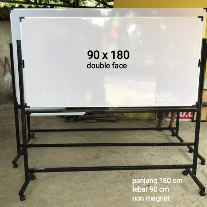 

Discount whiteboard double face 90x180 cm /ALAT TULIS AESTHETIC/ALAT TULIS SEKOLAH/ALAT TULIS SET/ALAT TULIS LENGKAP/ALAT TULIS ANAK/ALAT TULIS LUCU