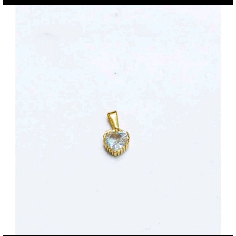 Liontin titanium bermacam-macam model warna gold stainless steel