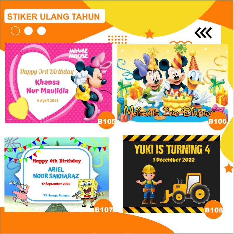 

Stiker Ulang Tahun Part 4