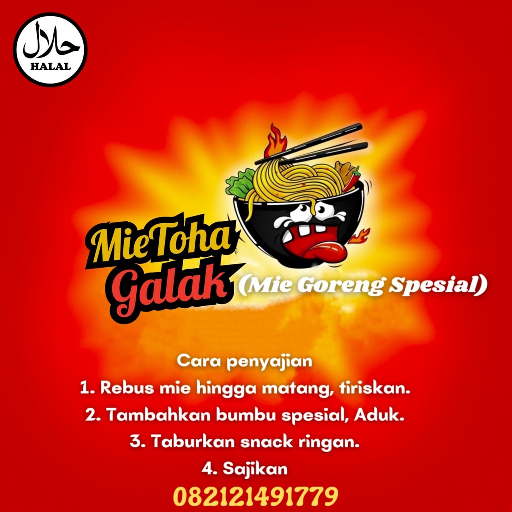 

Mie Toha galak (Mie Spesial)