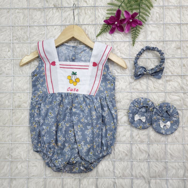 Baju bayi perempuan set Jumper complete