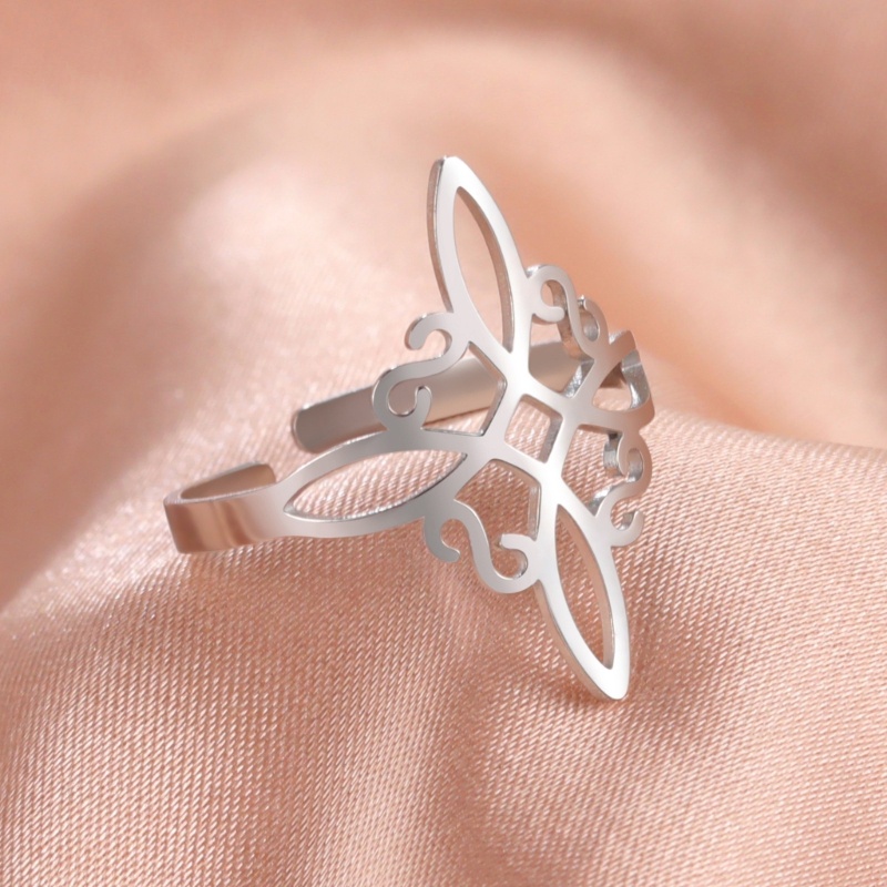 SIY Adjustable Open Finger Rings Witches Knot Rings Jewelry Birthday for Women