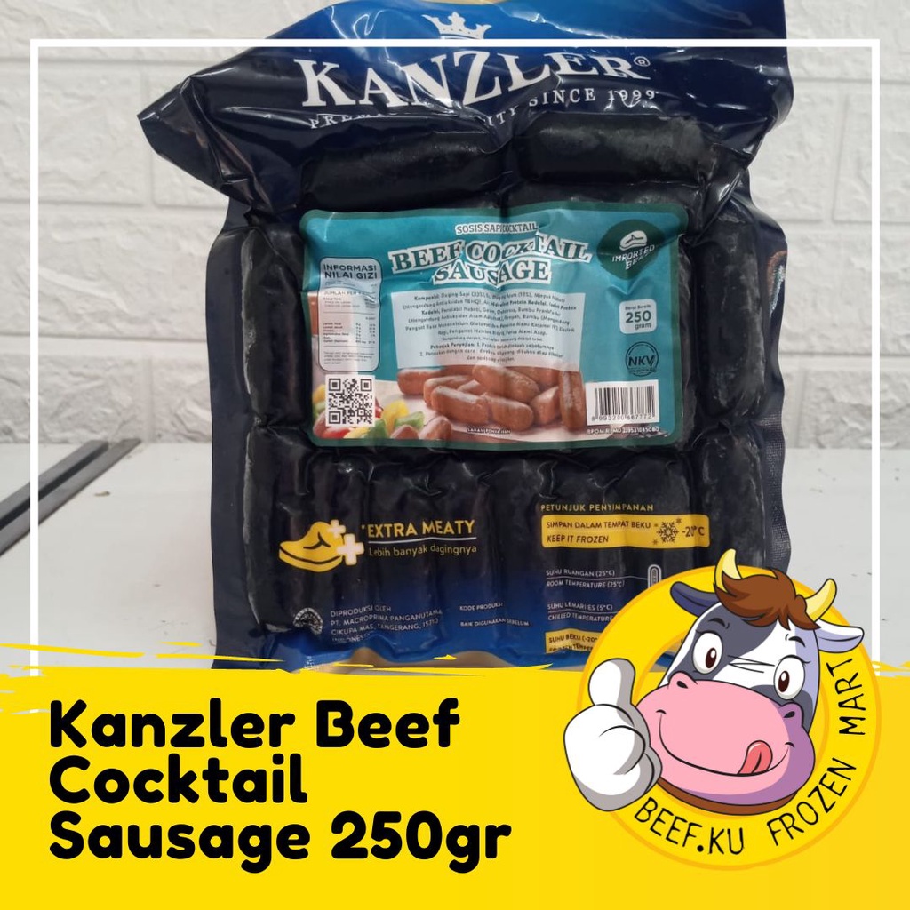 

Kanzler - Sosis Kanzler Cocktail 250gr Frozen Food Halal & Higenis
