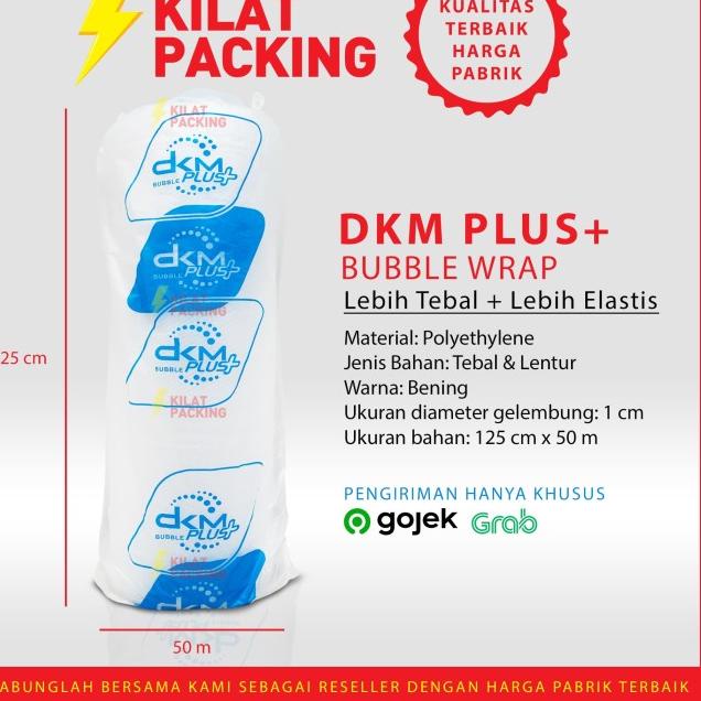 

Bubblewrap Bening Biru Murah Premium Quality 125CM x 50M (OJOL)