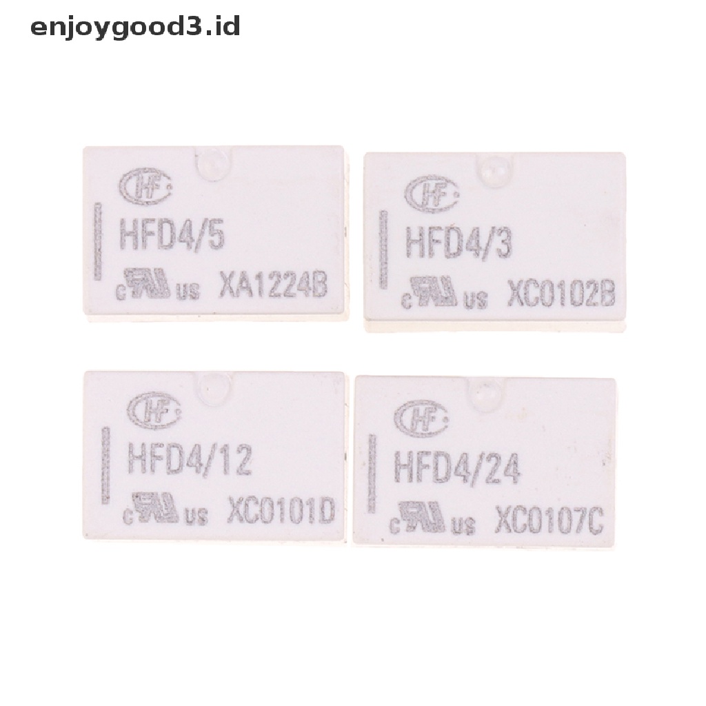 1 Pc Relay Sinyal Hfd4 / 3V 5V 12V 24V SR 2A 8 Pin