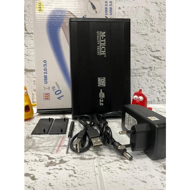 Casing HDD 3.5 sata Eksternal External 3,5 inch case USB 2.0 Aluminium - R-ONE