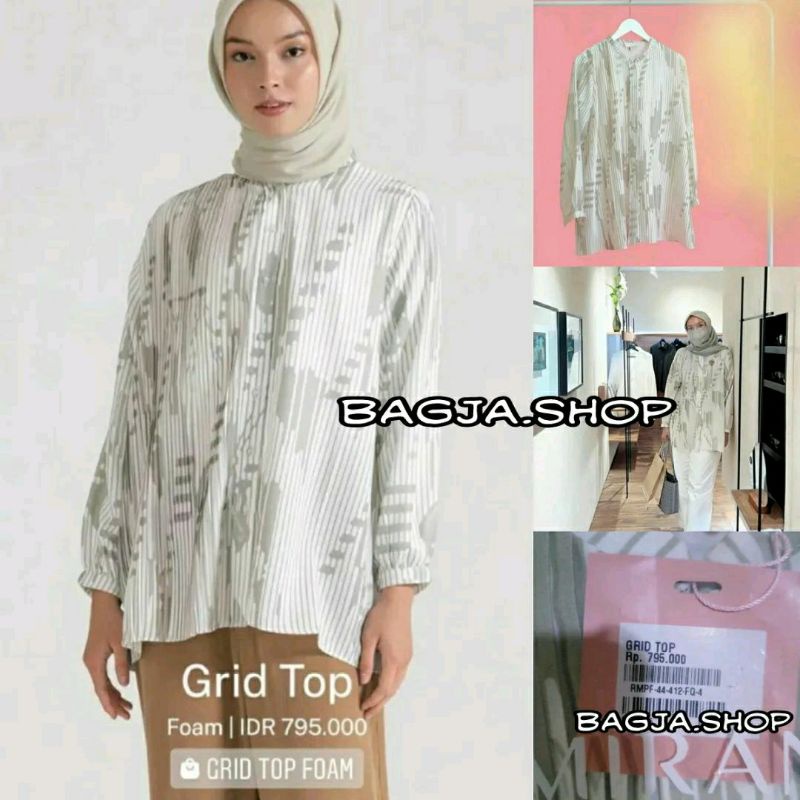 SALE New Grid Top Ria Miranda