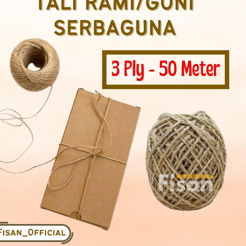 

↟ 50 Meter Tali Rami / Tali Goni 3 Ply ・