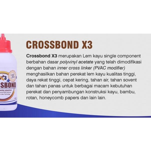 

Lem Kayu Crossbond X3