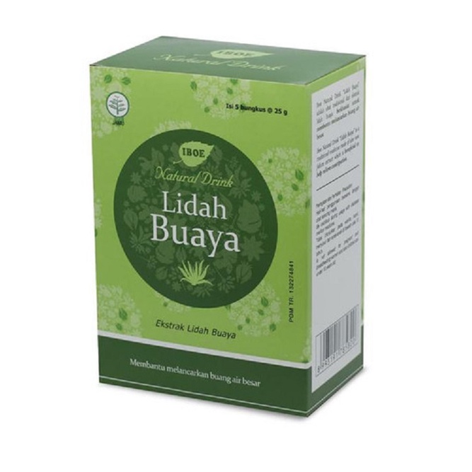 

minuman herbal natural drink jamu iboe lidah buaya 5 x 25 gr