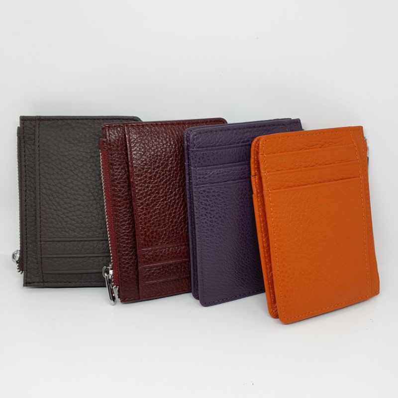 cassie card holder wallet with folded zipper / dompet kartu kecil dengan seleting