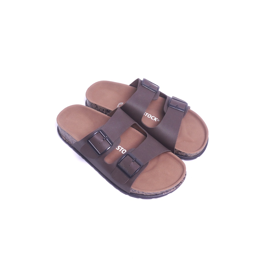 Adarastore - Dunkenstock ARIZONA Sandal Casual Pria Model Birken Ban Dua Sendal Cowok Kekinian