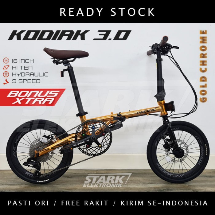 Es03 Pacific Kodiak 3.0 Sepeda Lipat Folding Bike Original