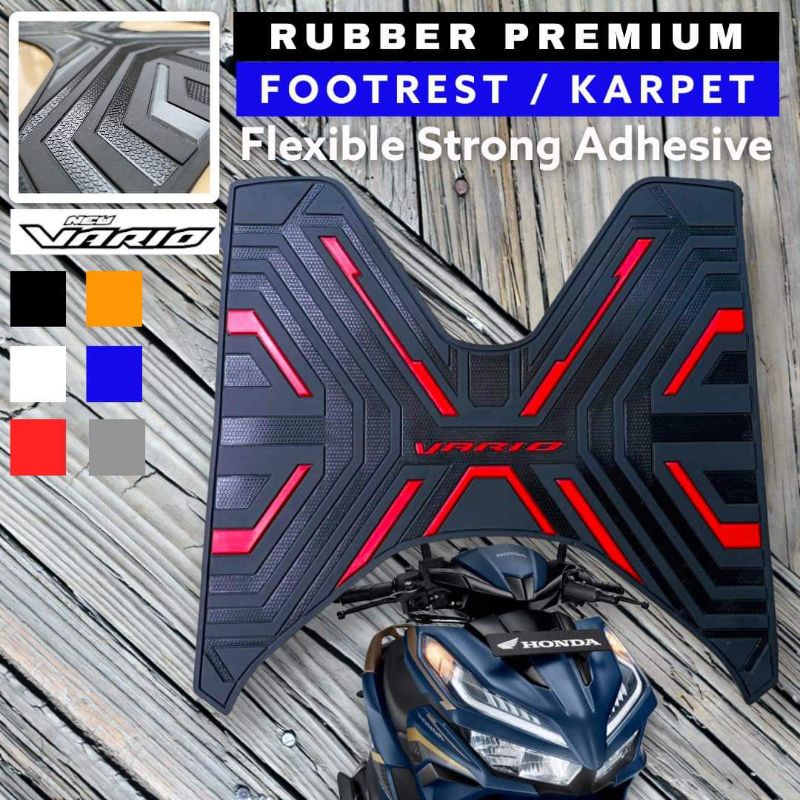 Karpet Vario 125 New Karpet alas pijakan kaki Vario 125 Bordes New Vario 125 Step Floor Adv 125 New 2022