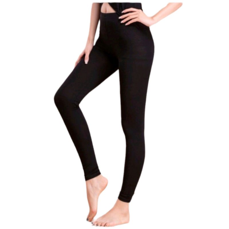 celana panjang legging polos wanita/bahan spandek rayon/tidak panas/bisa COD