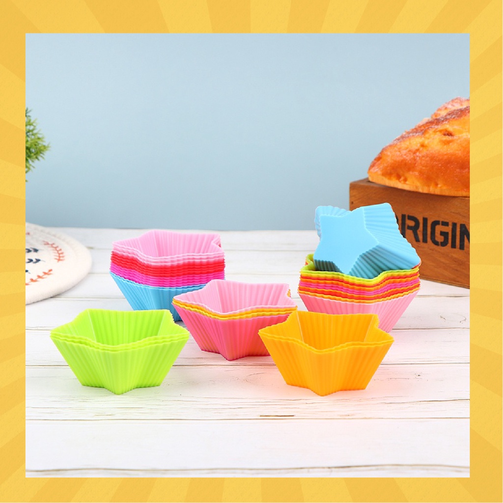 SILIKON CUP CETAKAN MUFFIN BERBAGAI BENTUK