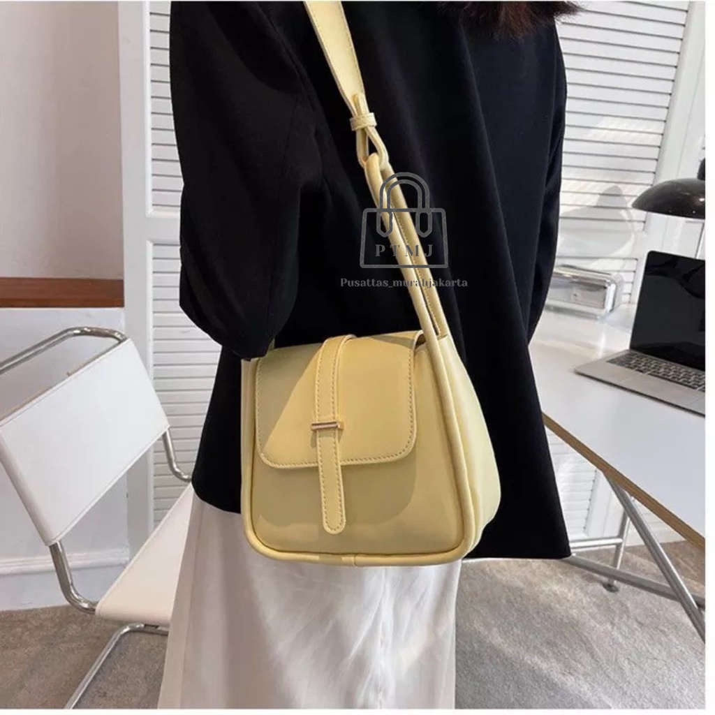 Zahra bag sling bag kuliah wanita tas selempang bahu wanita korea ( COD )