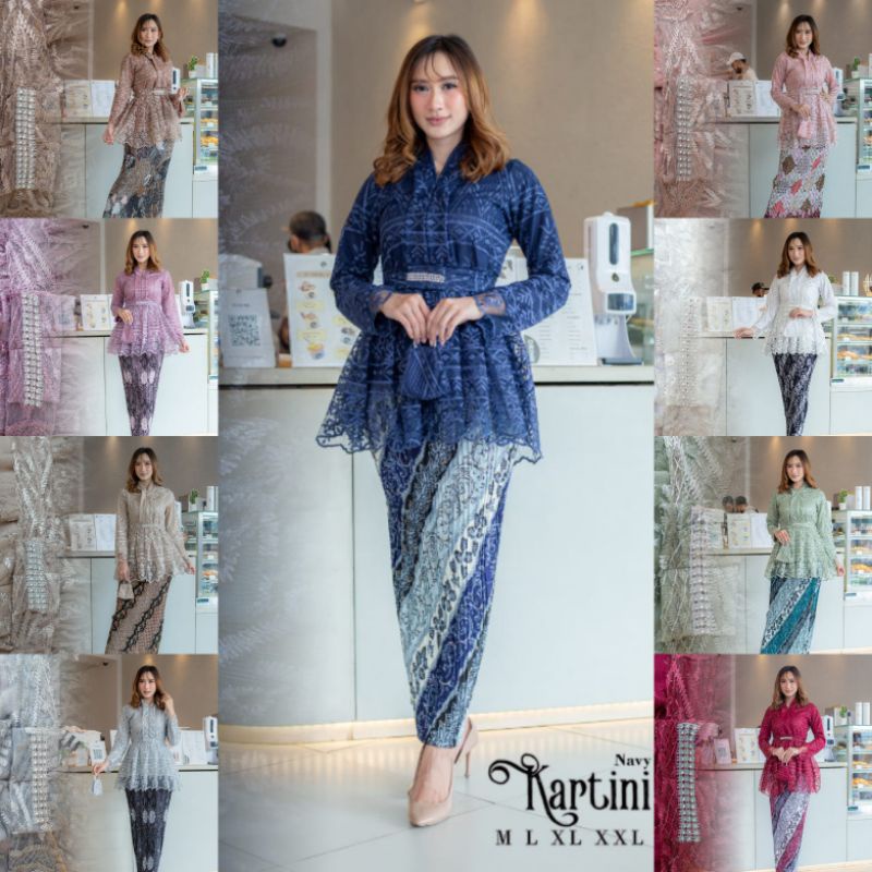 BLOUSE KARTINI // BAHAN TILLE BORDIR PREMIUM NON GLITER // By Lefi Choto