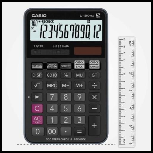 

Kalkulator Casio Jj 120 D Plus Calculator Dekstop Sekolah Jj-120D Plus