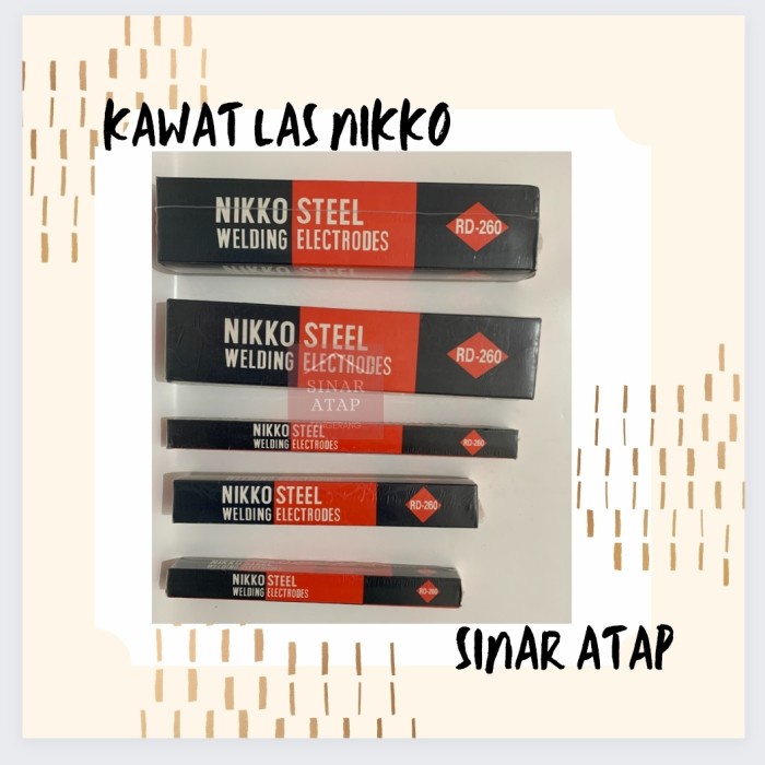 Kawat Las Nikko Rd 260 2.6Mm 1 Dus Berat 5Kg