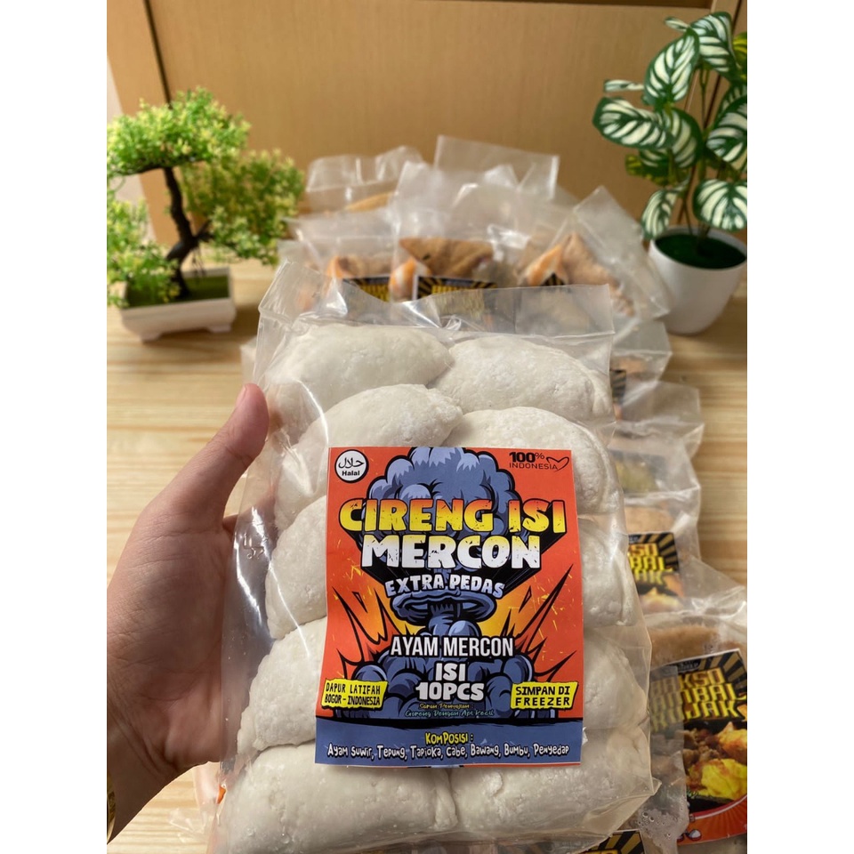 Cireng Isi Mercon Extra Pedas Isi 10 Pcs