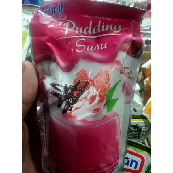 

Nutrijel Puding Instan Bubuk Dengan Susu & Santan - Vanilla