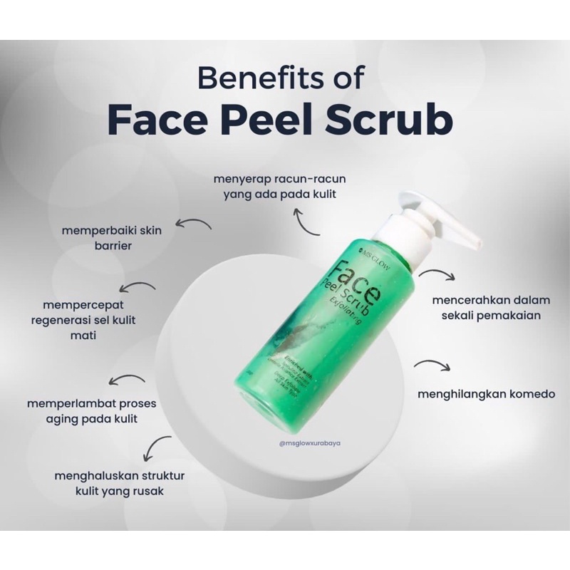 FACE PEEL SCRUB MS GLOW ORIGINAL