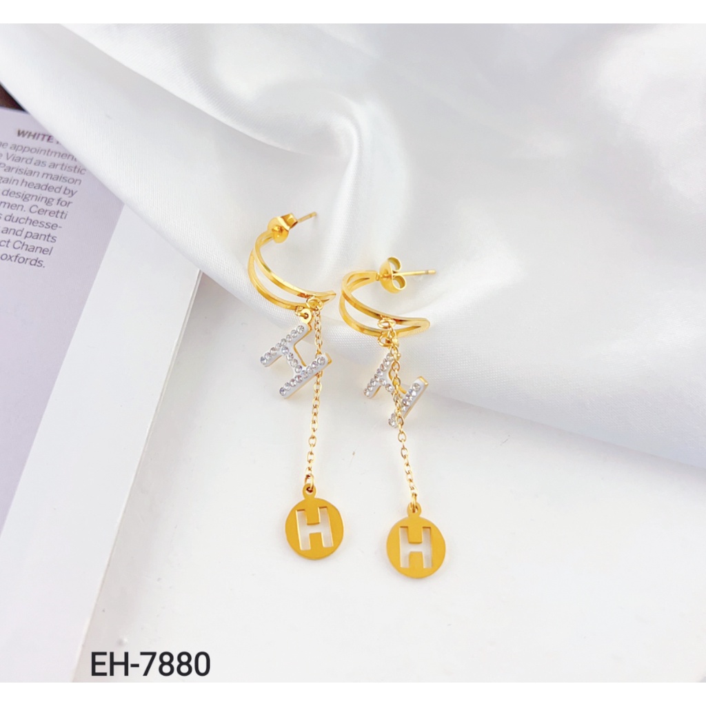 Anting Titanium Permata Perhiasan Wanita 7850/7880