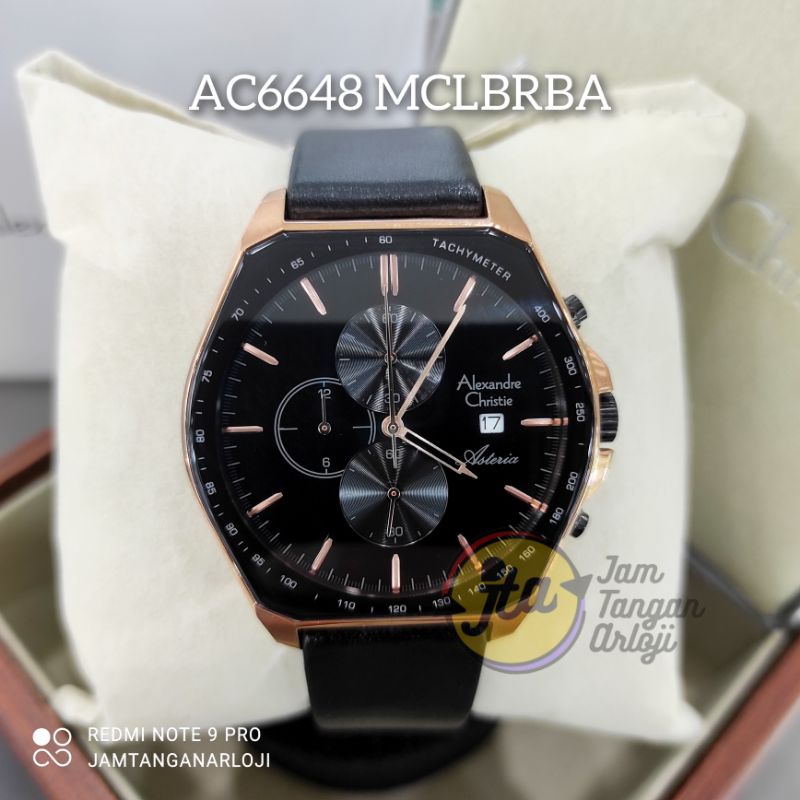 New Alexandre Christie AC6648 Jam Tangan Pria AC 6648 Original MCLBRBA