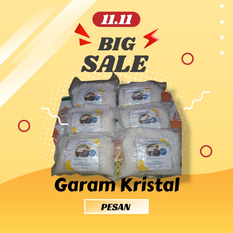 

Garam kristal Ground Salt asli Bledug Kuwu