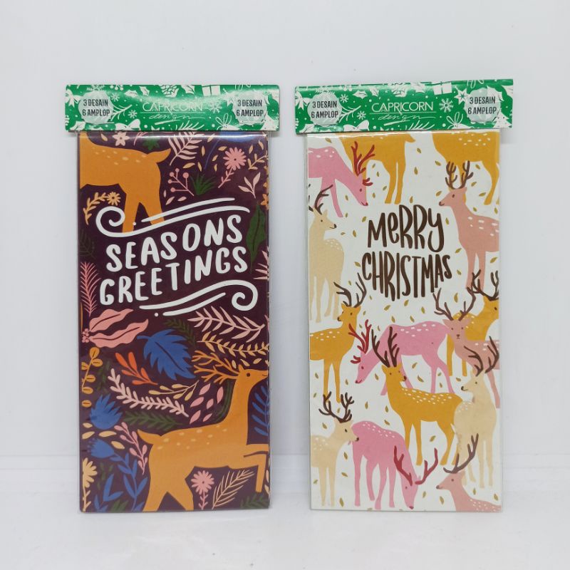 

Satuan per pcs Amplop Natal Angpao Christmas Capricorn
