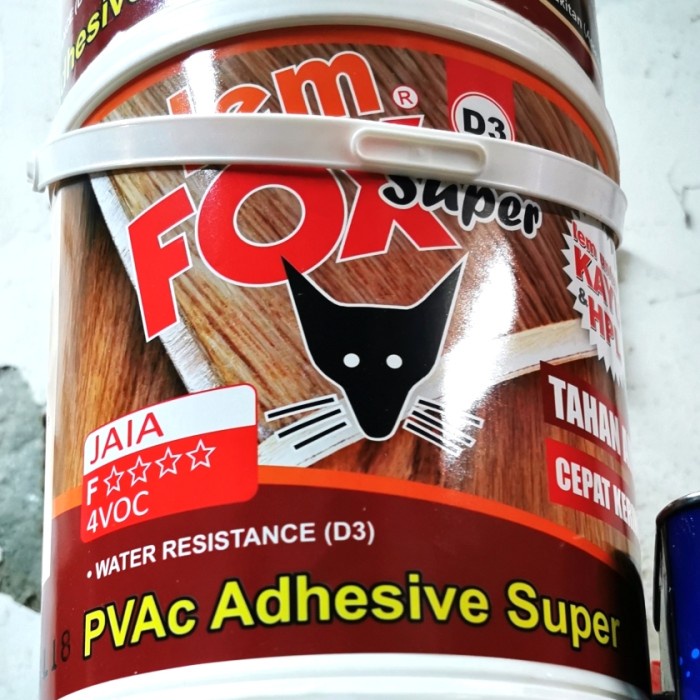 

,,,,,,,] Lem Fox putih super D3 4kg water resistance