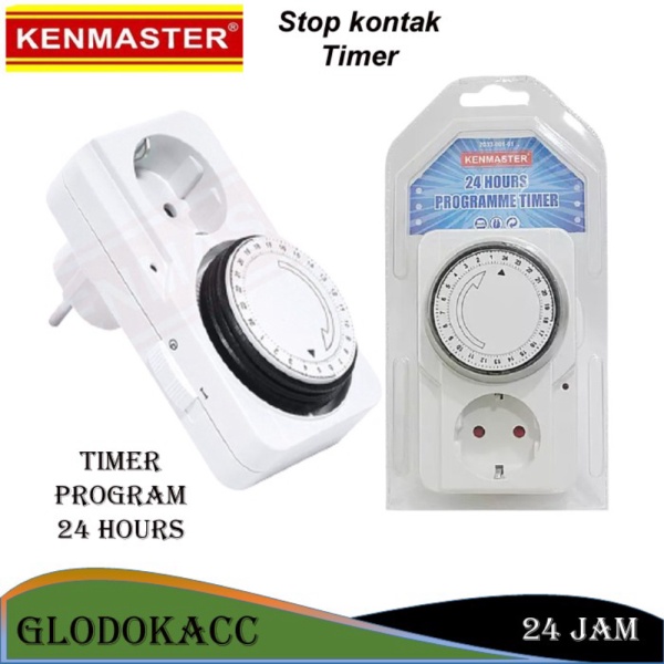 Promo Stop Kontak / Kenmaster Stop Kontak Timer Analog Berkualitas