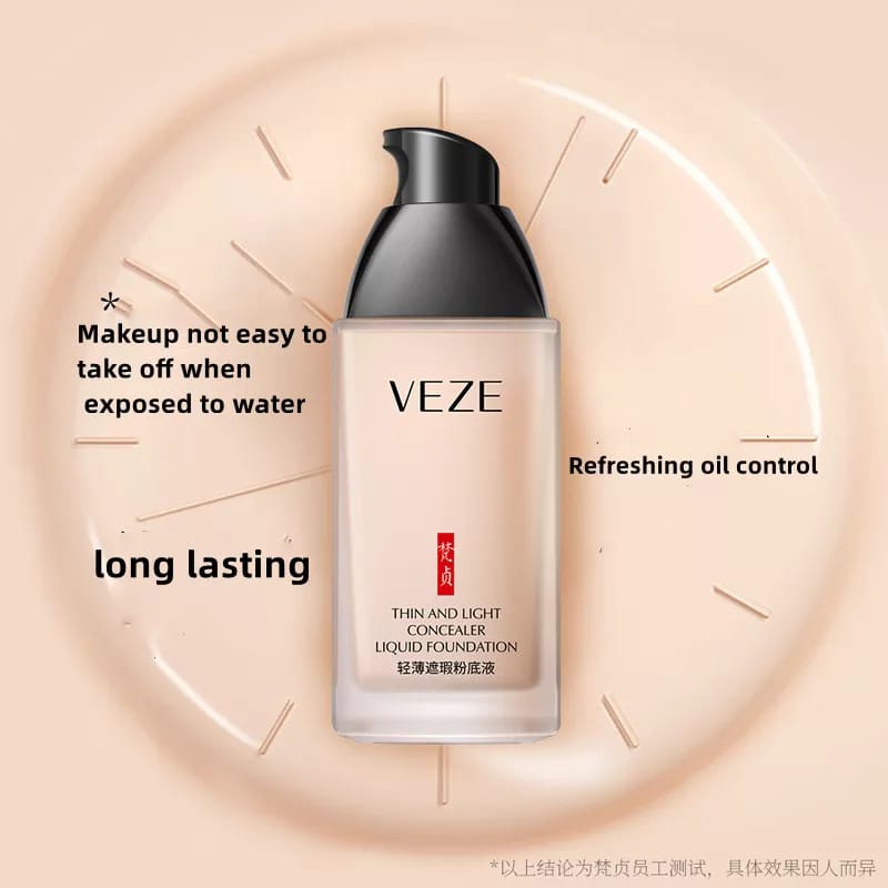 Veze Concealer Moisturizing Liquid Foundation Waterproof 30 ML