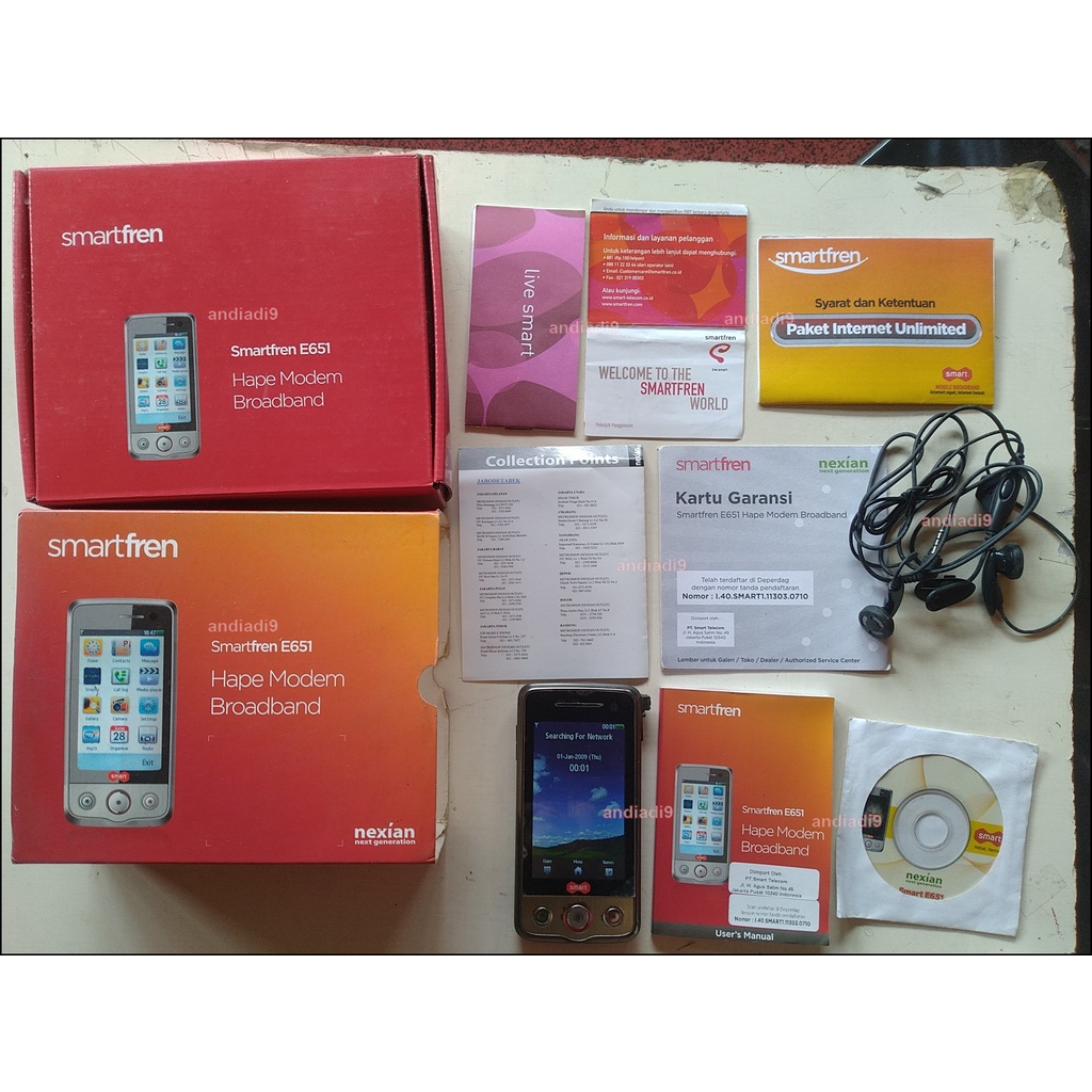 HP SMARTFREN CDMA NEXIAN E651 ANGGAP SAJA RUSAK