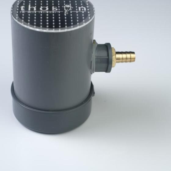 Diffuser airlift skimmer kolam koi ukuran 2 inch paket dengan Tee Yee