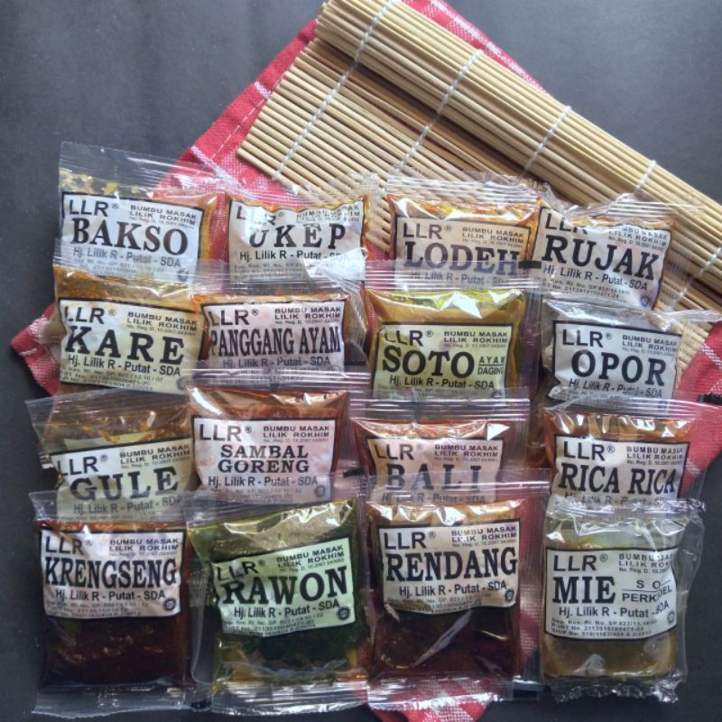 

( LLR ) Bumbu masak Instan sidoarjo