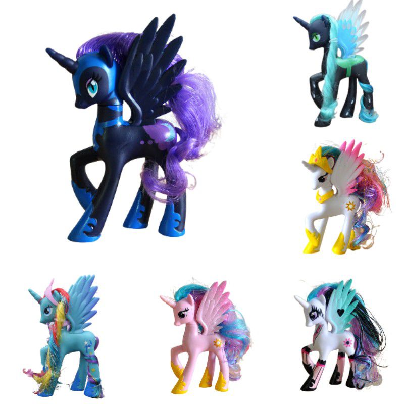 Topper Kue Figure My Little Pony Sculpted Untuk Penggemar Persahabatan Dan Ajaib