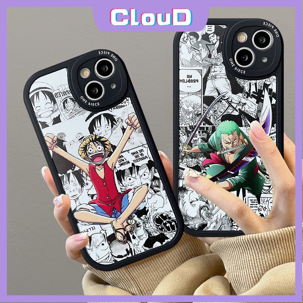 Kartun One Piece Case Samsung A14 A04s A73 A03s A04 A32 A03 A13 A21s A53 A20s A22 A72 A52 A10s A52s A50s A33 A51 A30s A12 A50 A11 A02s A23 A31 A20 Soft Tpu Cute Luffy Zoro Cover