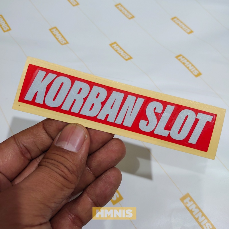 Sticker Korban Slot, Sticker Gara-Gara Slot, Cutting Sticker Korban Slot, Deposit, Rungkat