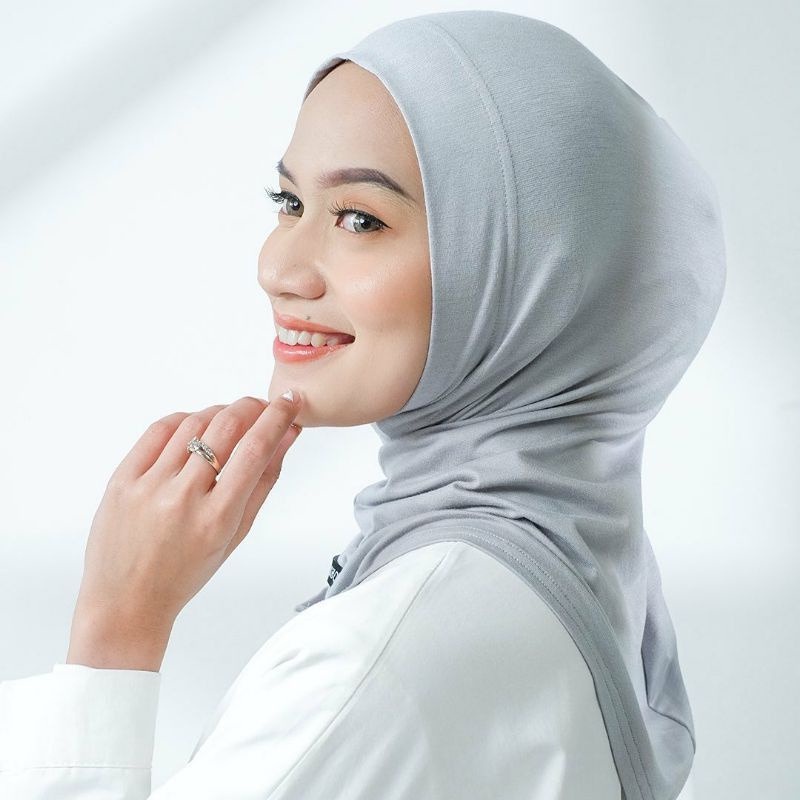 Inner Ciput Ninja Antem Anti Budeg Daleman Hijab Bergo Malay Jersey Premium Polos Anti Tembem Adem