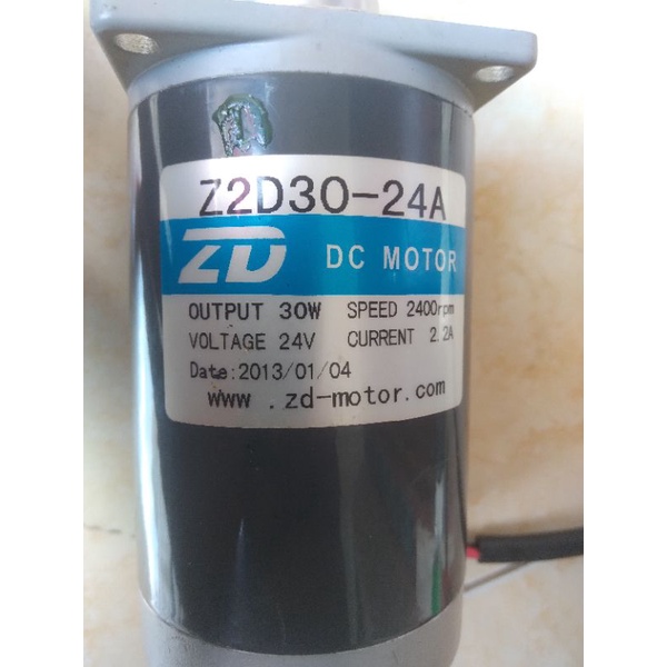 Dc Motor Tampa Gearhead ZD Z2D30-24A 24V 2000Rpm