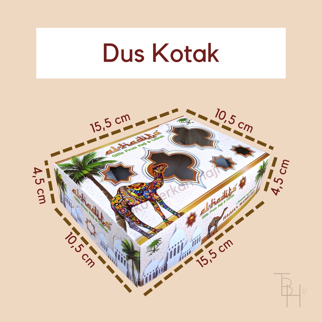 

Dus Oleh Oleh Haji dan Umroh warna cream 50pcs