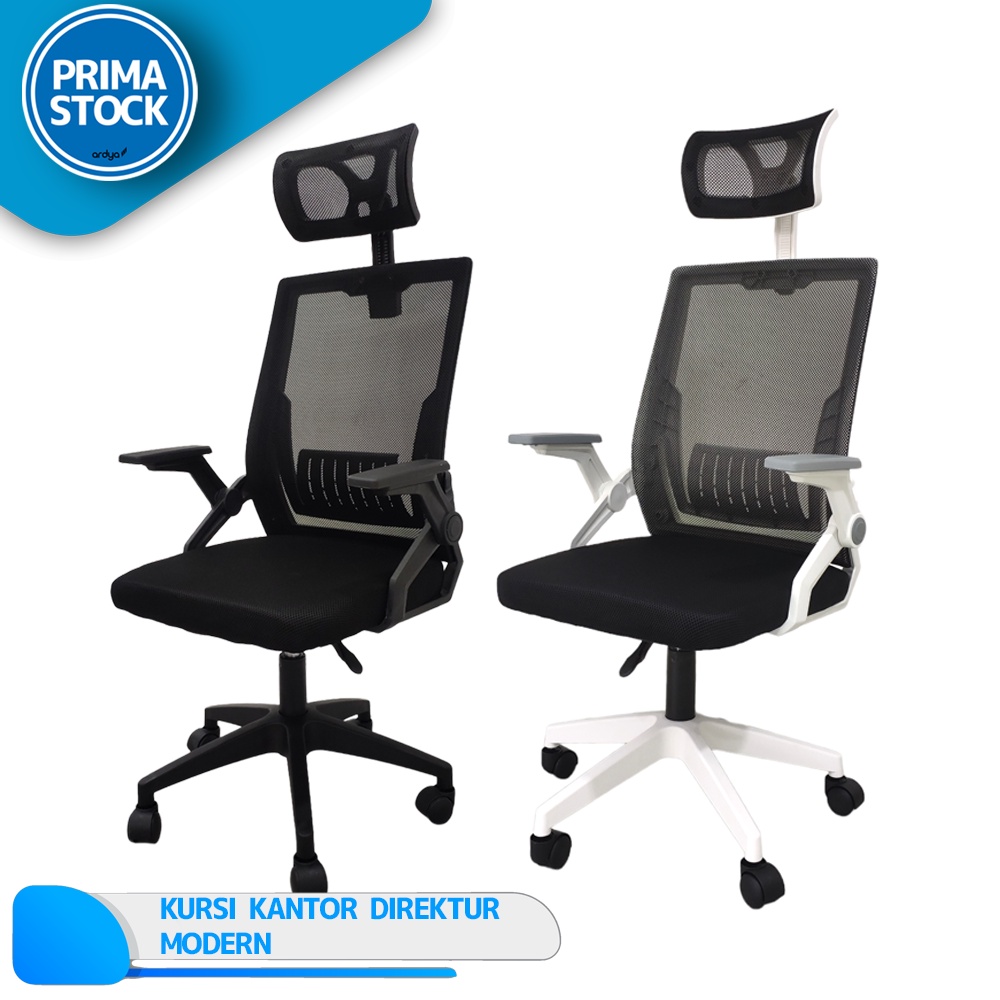 KURSI KANTOR MINIMALIS DIREKTUR MANAGER OFFICE JARING MESH MODEL KOREA