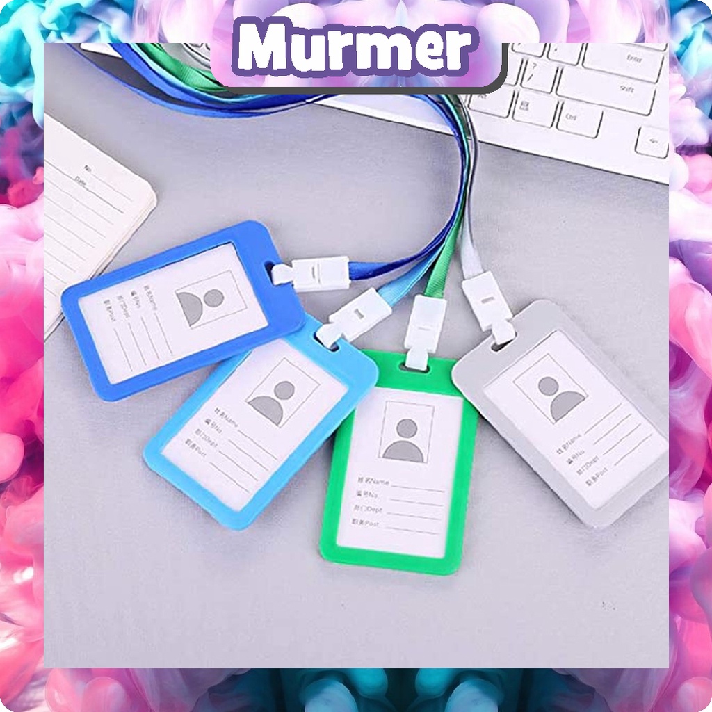 

MurmerOfficial Name Tag ID Card Holder Gantungan Kartu Nama Atau Panitia R814