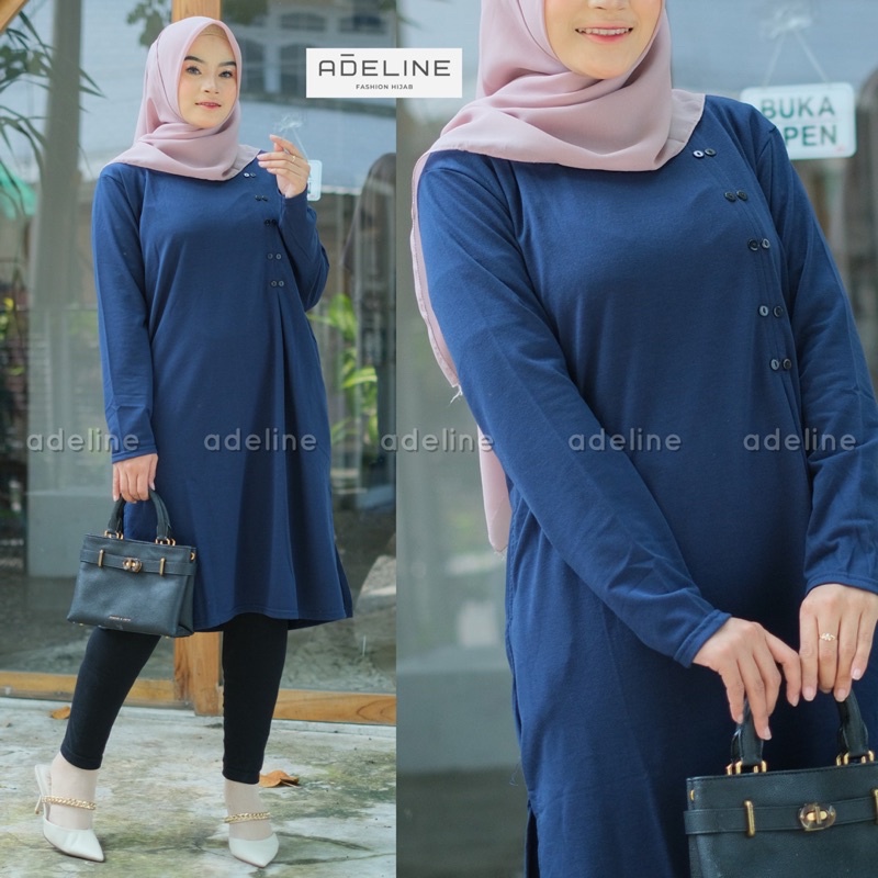 KASELA Tunik LD110 - Tunik JUMBO BIGSIZE OVERSIZE Babyterry Spandex / R.3 - 181-5225