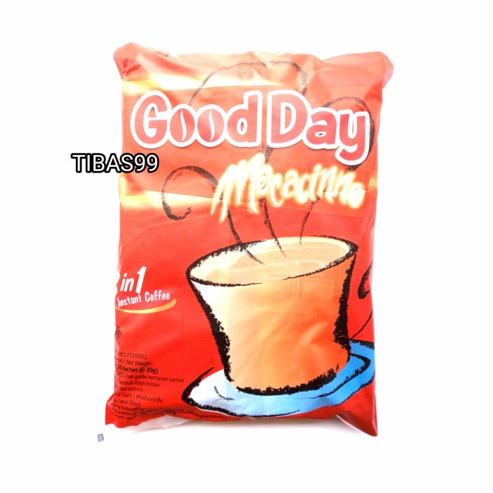 

KOPI GOOD DAY 3IN1 INSTANT COFFEE SACHET ISI 50PCS