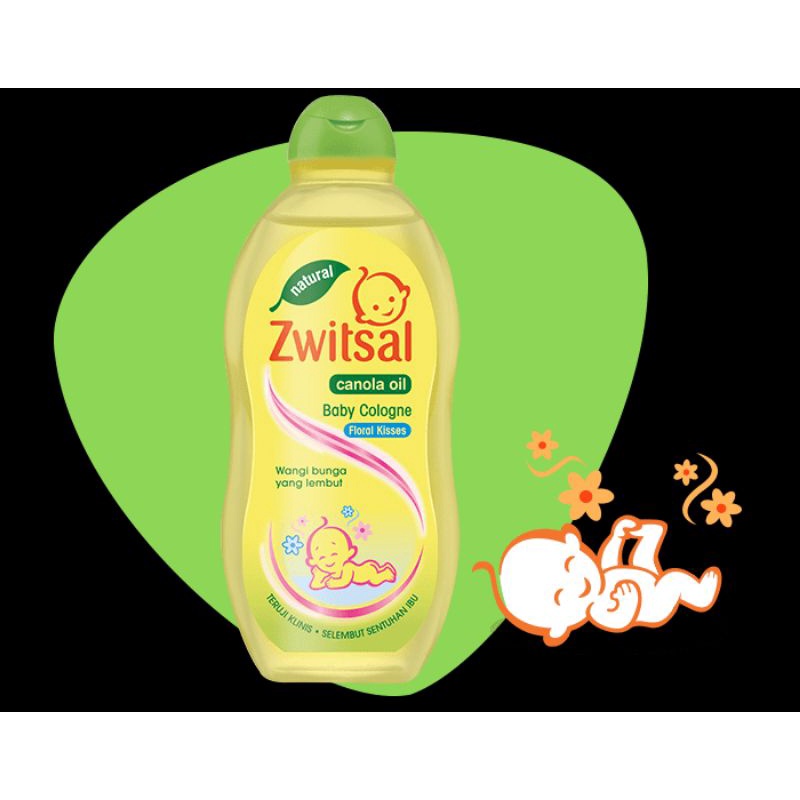 Zwitsal Baby Cologne floral kisses/soft touch 100ml minyak wangi bayi cologne bayi